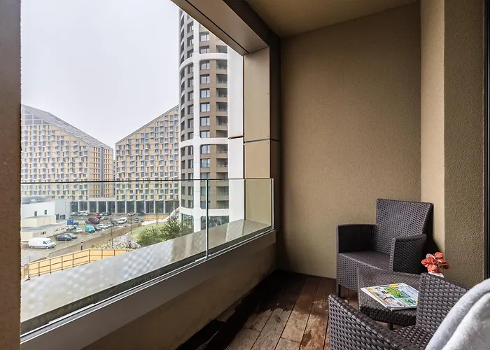 Skypark Retreat With Balcony Apartmán Bratislava